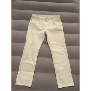 Sid Mashburn Jeans Mens Size 35 35x30 Yellow Denim Straight Pants